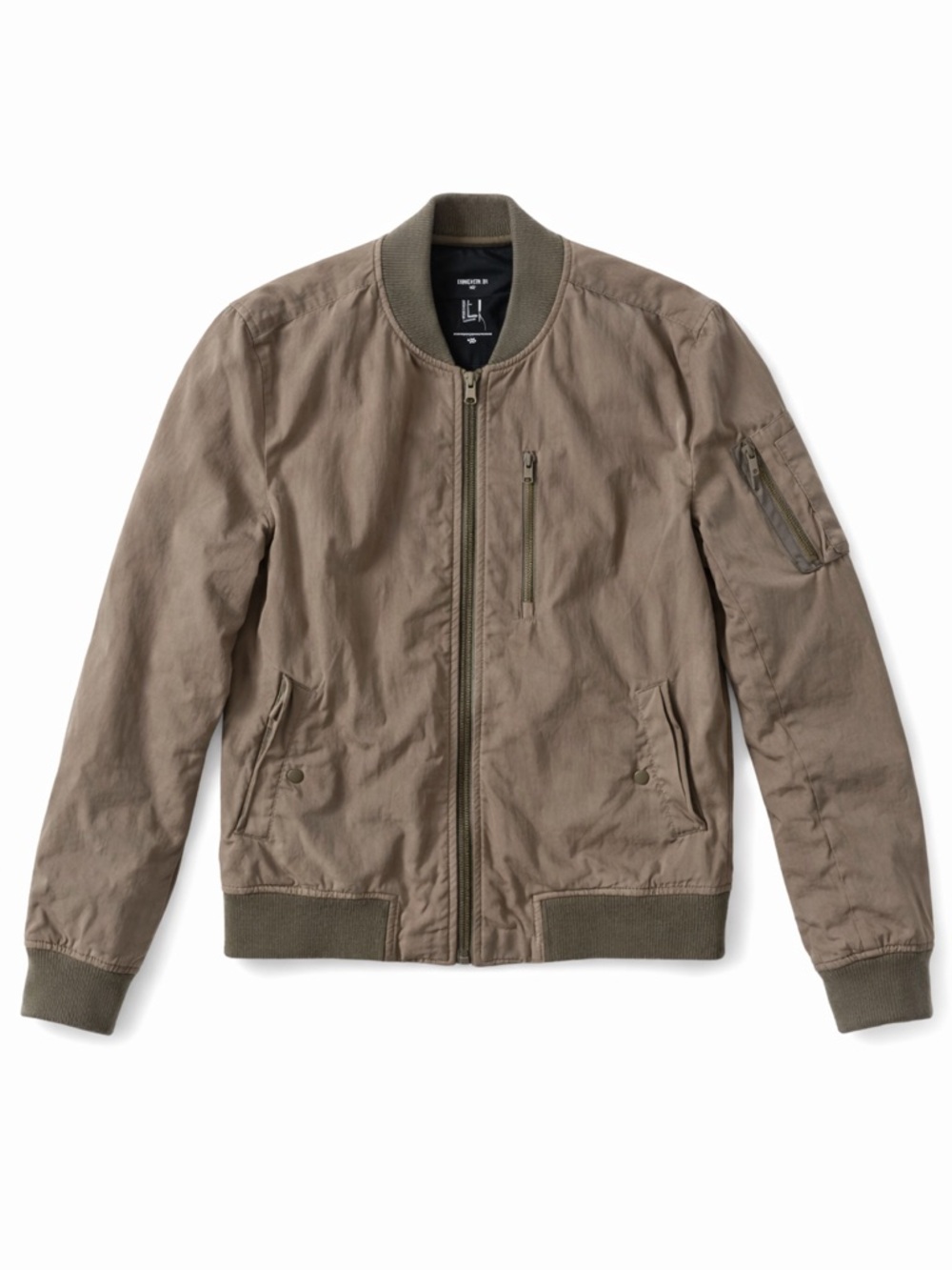 Unisex Olive Bomber Jacket
